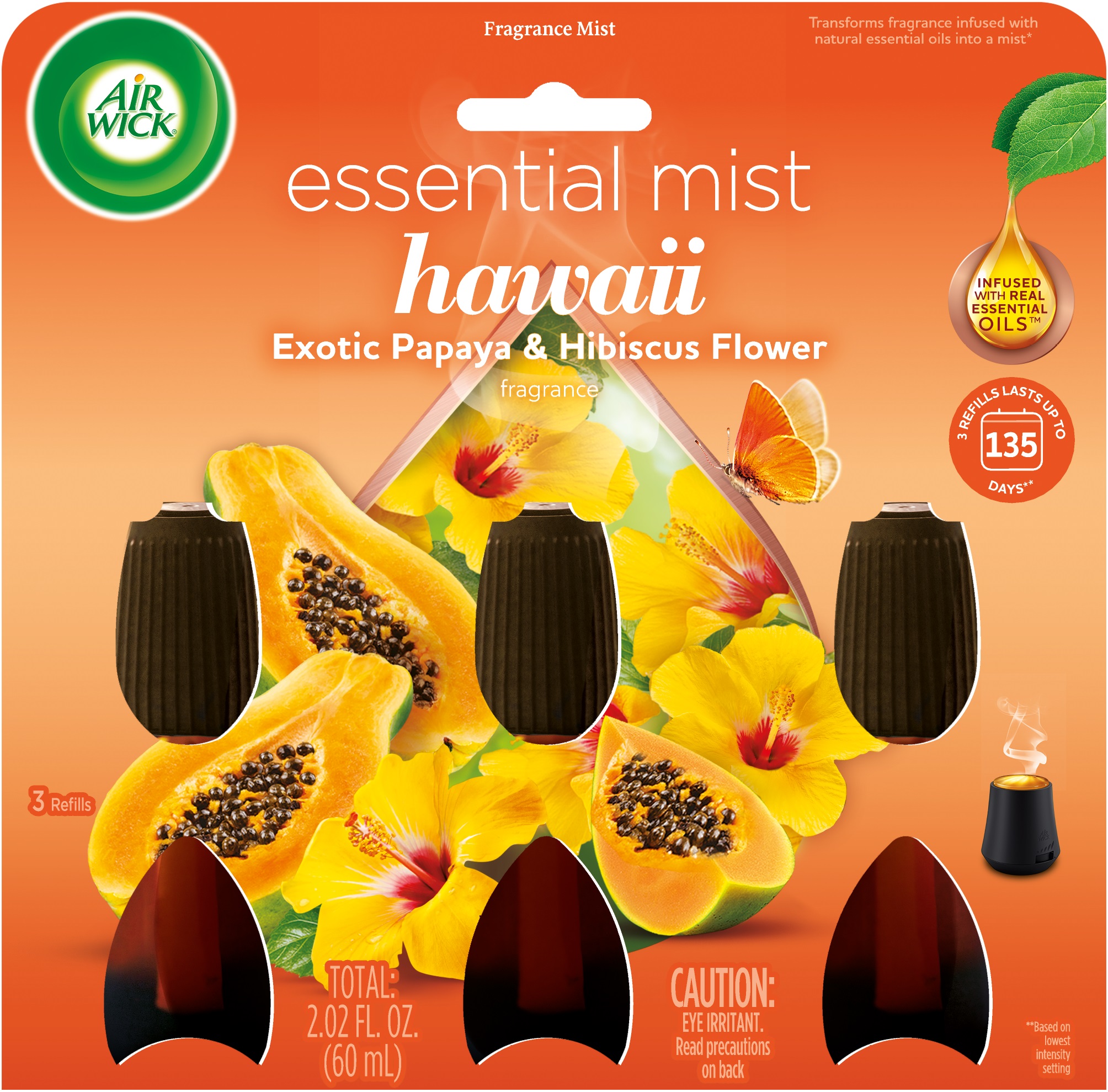 AIR WICK® Essential Mist - Hawaii Exotic Papaya & Hibiscus Flower